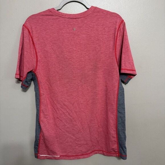 Lululemon T.H.E. Crew orange red gray size medium - Picture 3 of 7